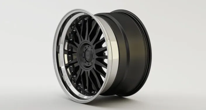 Matte black C-Sport wheel center with stanless steel outside rim Matte black C-Sport wheel center with stanless steel outside rim