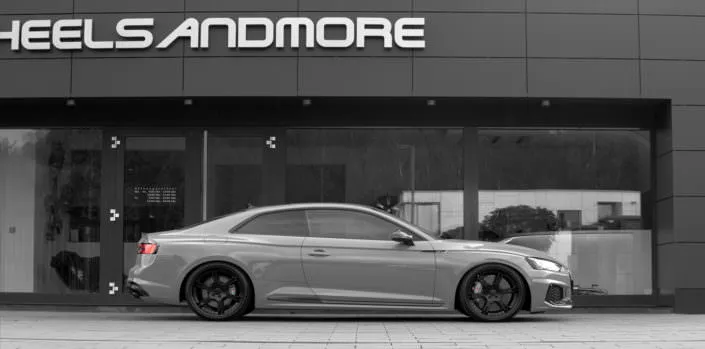 upgrade-power-rs5 matte grey audi rs5 with 6sporz wheels from germany