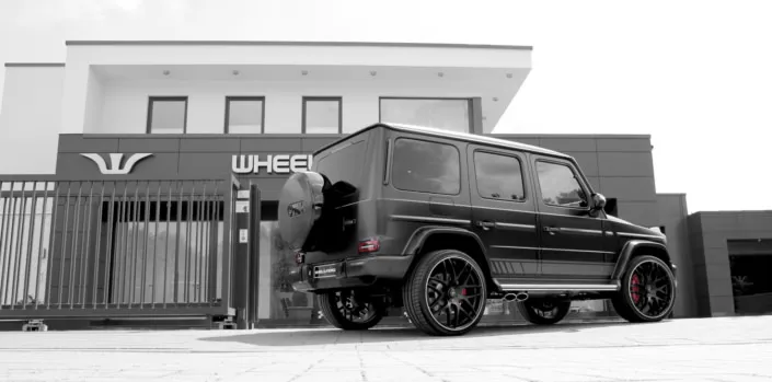 side rear view g63 tuning by wheelsandmore