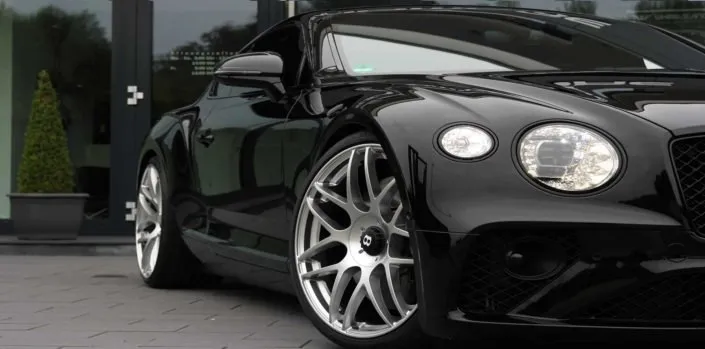 new-continental-wheels close up side view bentley tuning conversion