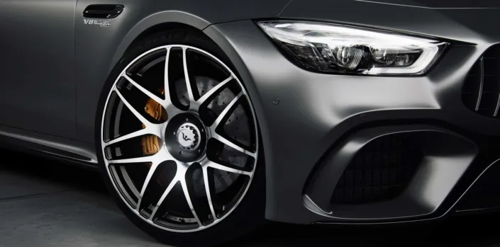 close up view 22 inch wheel for GT63