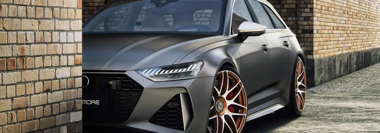 imola grey RS6 with wheels and power upgrade sidewall