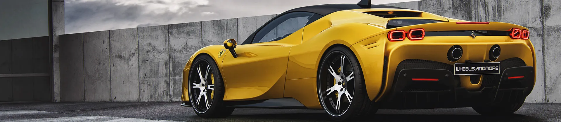 Ferrari-SF90-Stradale-YellowBackView