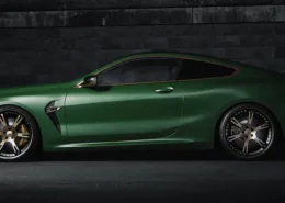 BMW M8 Competition Sanremo Green Metallic with 6Sporz² wheels (Sideview) BMW M8 Competition Sanremo Green Metallic with 6Sporz² wheels (Sideview)
