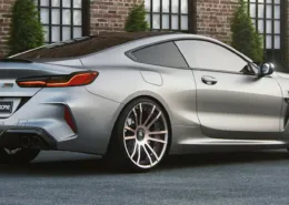 BMW M8 Competition Grey Metallic with F.I.W.E. wheels (Sideview) BMW M8 Competition Grey Metallic with F.I.W.E. wheels (Sideview)