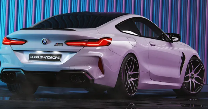 BMW M8 Competition white Underdock UD1 wheels (Rearview) BMW M8 Competition white Underdock UD1 wheels (Rearview)