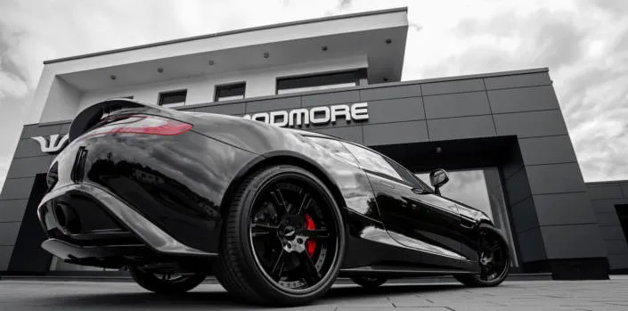 special customized 6sporz alloy wheels from wheelsandmore for aston martin vanquish