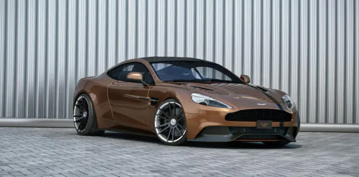 wheels individual customized aston martin vanquish
