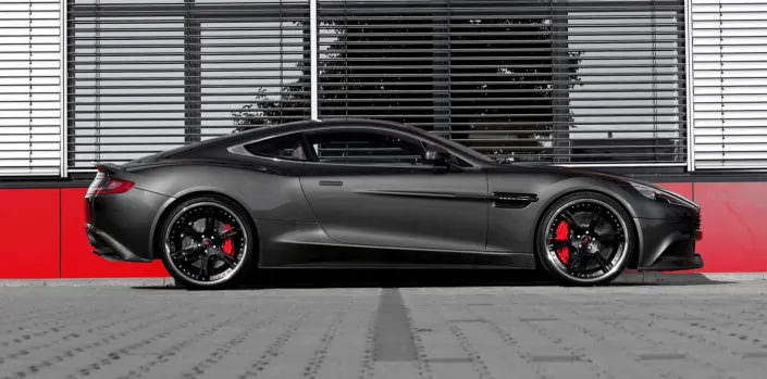 individual upgrade of wheels and power for aston martin vanquish