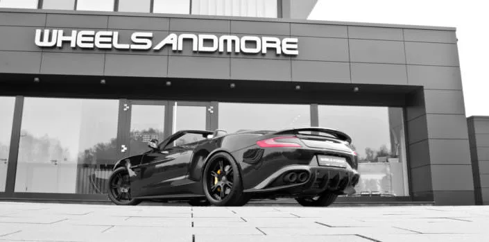 black vanquish rear side view