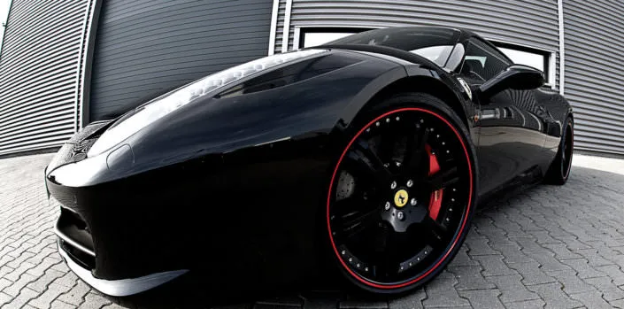 Ferrari-alloys-wheelsandmore the 458 ferrari tuning concept by wheelsandmore black ferrari
