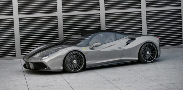 21-inch-wheels-Ferrari-488-GTB ultraconcave fiwe wheels on ferrari 488 gts