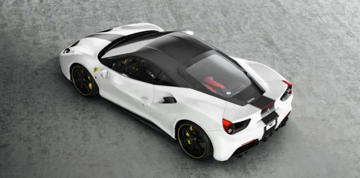 22-inch-alloy-wheels-Ferrari-488-GTB cuton colored 6sporz wheels on ferrari 488gtb in white