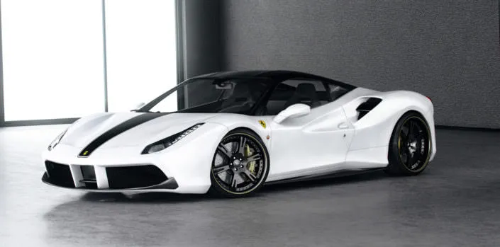 22-inch-forged-wheels-Ferrari-488 ferari 488 tuning by wheelsandmore with black alloys