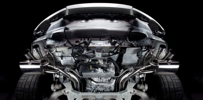 exhaust-812-superfast 812 exhaust full downside view