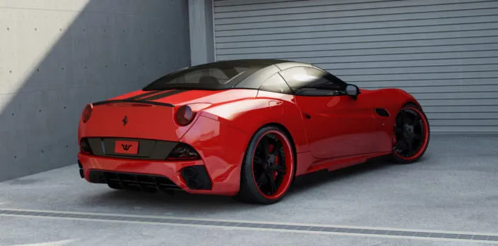 California-Ferrari-exhaust red pepper ferrari california tuning