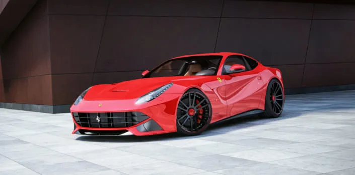 F12-Tuning-Wheelsandmore-Ferrari red ferrari f12 with tuning wheels fiwe 21 and 22 inches