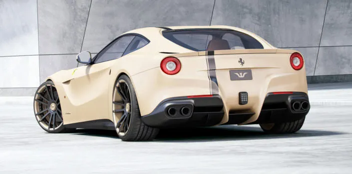 Ferrari-F12-Tuning fiwe wheels 21 and 22 inches on sand grey ferrari f12