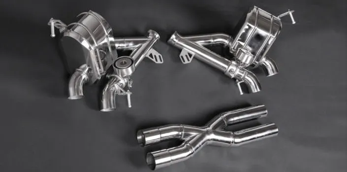 exhaustsystem-Ferrari-FF handcrafted stainless steel exhaust ferrari ff tuning