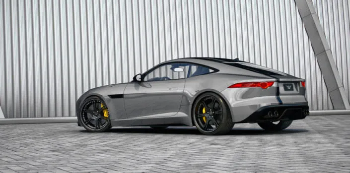 jaguar f-type tuning with wheels, exhaust and power uprage by wheelsandmore