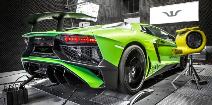 dyno test aventador 750 sv