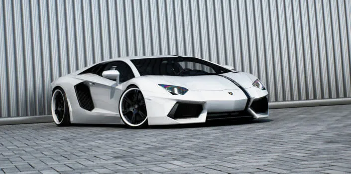 white aventador suspension lowering