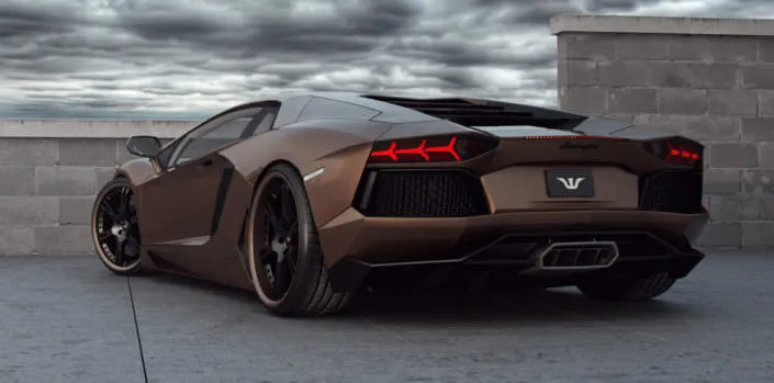 rabbioso brow chocolate aventador tuning