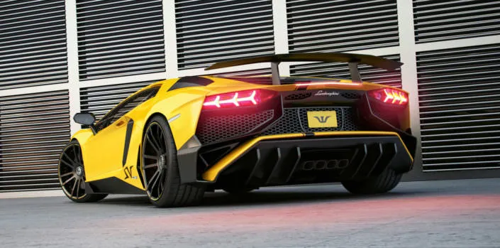 lamborghini aventador 750-4 sv exhaust tuning