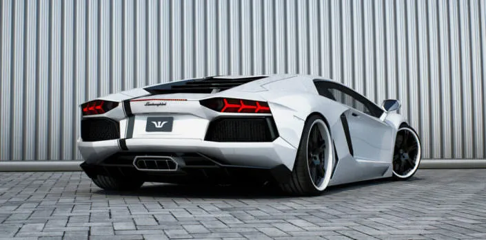 valve flap exhaust and cat replacement tubes for aventador