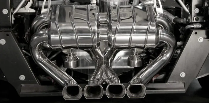 aventador flap exhaust stainless steel 1.4828
