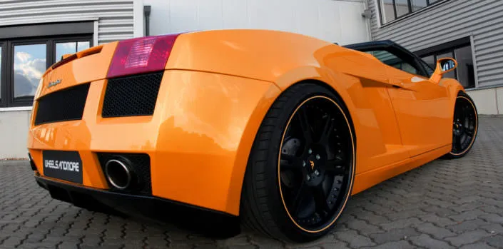 gallardo lp520 with 20 inch 6sporz wheels