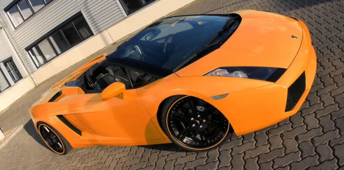 orange superleggera with tuning kit 620hp