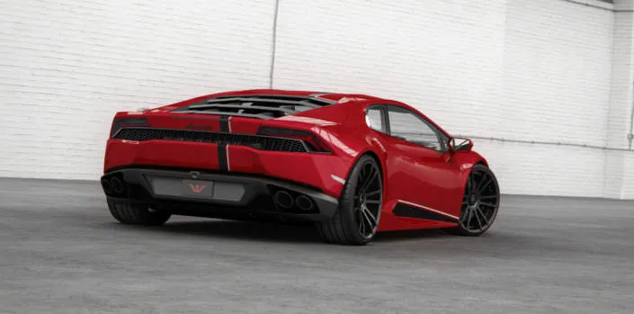 Lamborghini Huracan with tuning components from Wheelsandmore