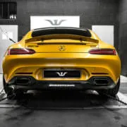 dyno test mercedes amg gt with 680hp