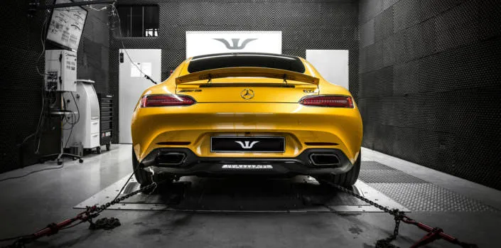 dyno test mercedes amg gt with 680hp
