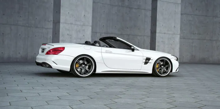 sl63 amg tuning with wheels and suspension module