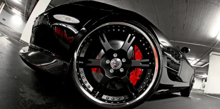 SLR-wheels-Tuning 20 inch 6sporz wheel front axle mercedes mclaren slr
