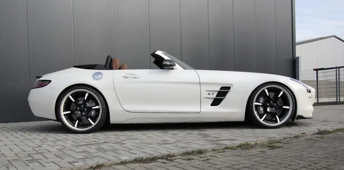 amg sls roadster tuning wheelsandmore with power upgrade and nice wheels