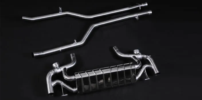 1.4828 stainless steel muffler mercedes sls amg