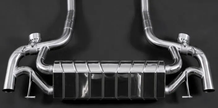 stainless steel exhaust mercedes sls amg tuning wheelsandmore