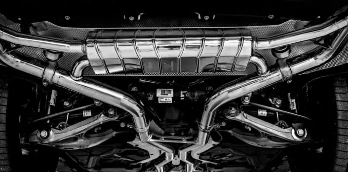 handcrafted exhaust mercedes gle 63amg