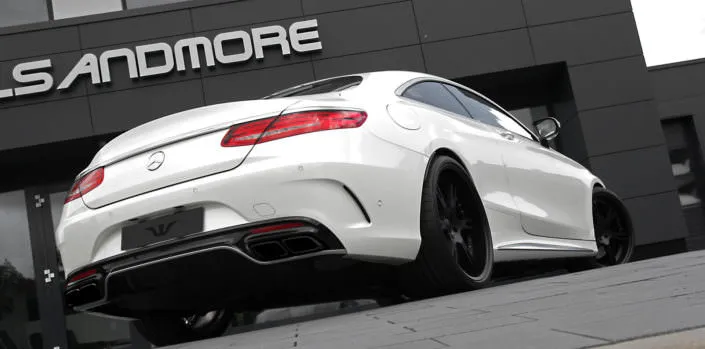 s63 amg coupe with 10+11x22 inch 6sporz wheels