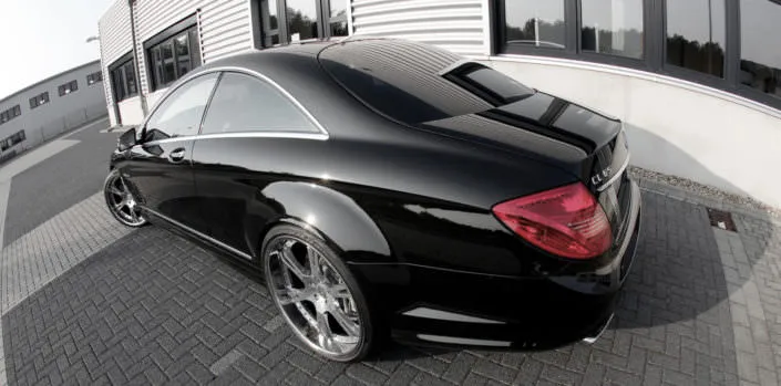 mercedes cl65amg w221 with 22 inch high glossy 6sporz wheels