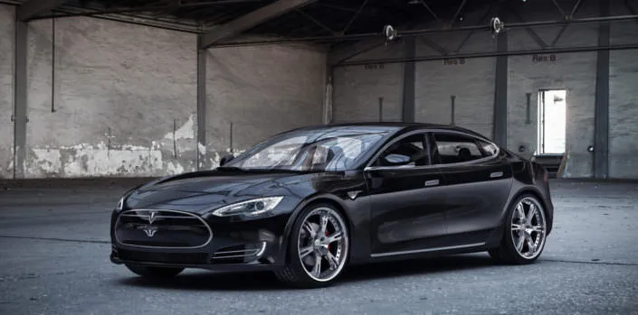 22 inch 6sporz wheels glossy on tesla s