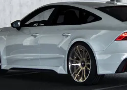 FIWE wheels on Audi RS7 C8 sideview left
