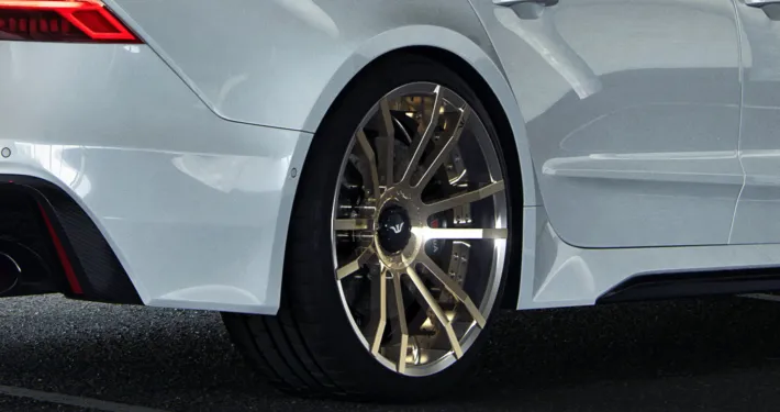 Audi RS7 C8 F.I.W.E. rims sideview right