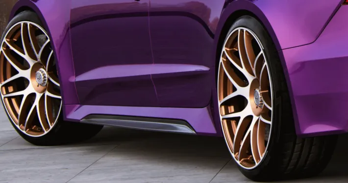 Audi RS7 C8 rims GLogic interesting side view