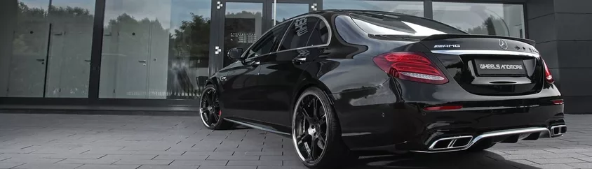 Mercedes E63 AMG W213 tuning, wheels and exhaust