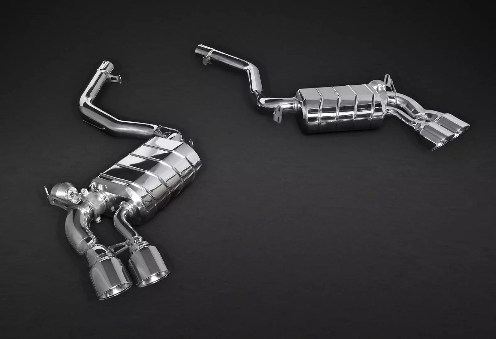 BMW X5M and X6M exhaustsystem with valve flaps Made by Wheelsandmore ...